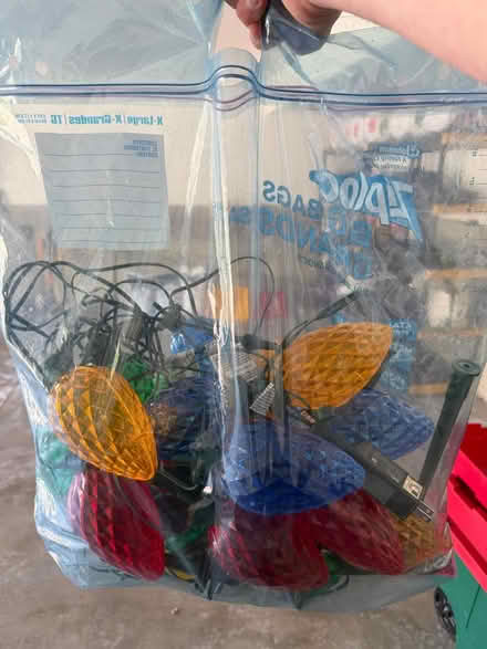 Photo of free Christmas lights/totes (SW Nashua) #2
