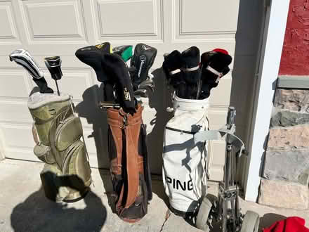 Photo of free Golf clubs, bags, pull cart (Raritan twp) #1