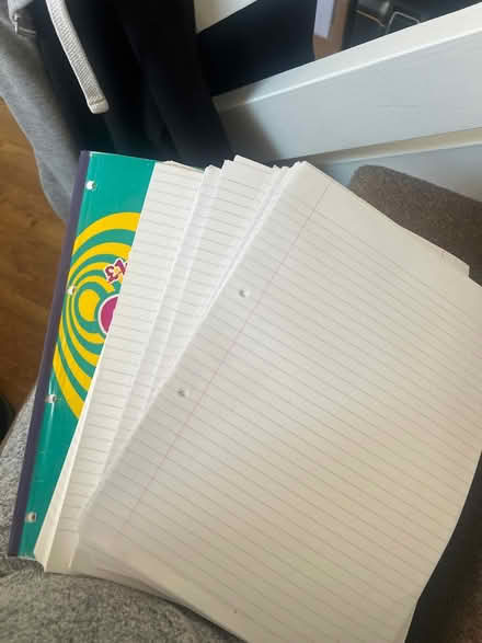 Photo of free Lined paper (Stanway, CO3) #1