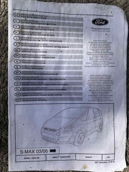 Photo of free Roof bars - Ford S-Max (Lindale LA11) #3