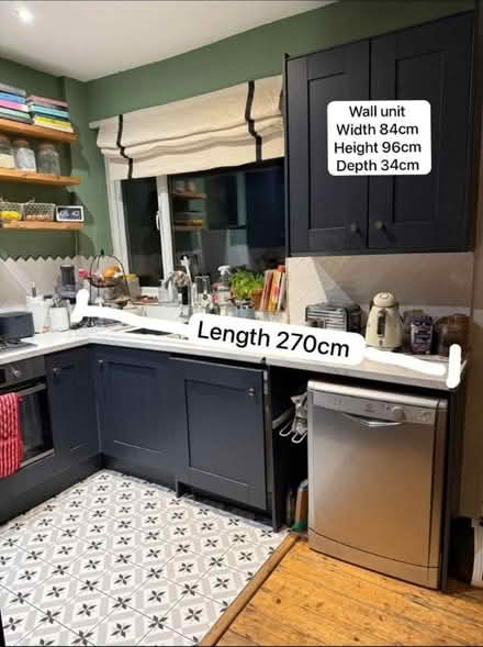 Photo of free Kitchen wall unit - blue (South Norwood, SE25) #1