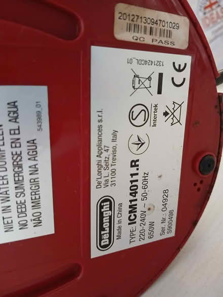 Photo of free DeLonghi Coffee maker- not working (Henley in Arden B95) #2