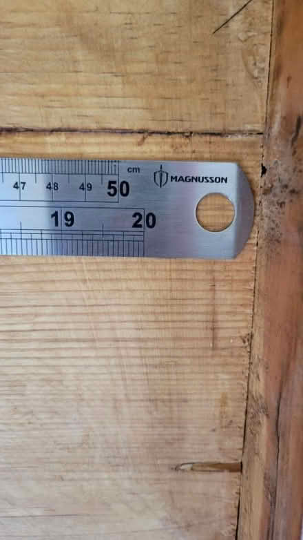 Photo of free 50cm metal ruler (Southend, SS1) #2