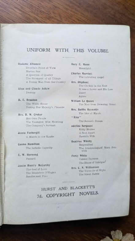 Photo of free Antique hard back (CM15 Shenfield) #1