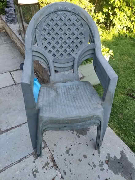 Photo of free Plastic garden chairs X3 (Dorridge B93) #1