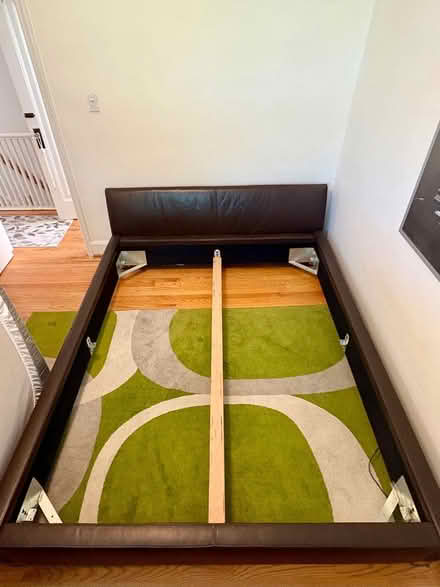 Photo of free Queen(European) size bed frame (Burleith/Nth Georgetown) #3