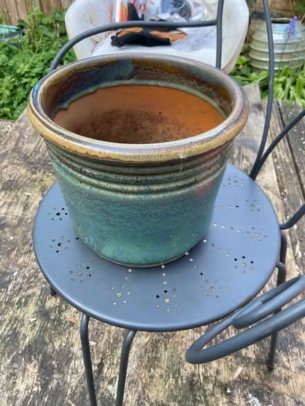 Photo of free Blue/Green Garden Pot (SE153BS) #1