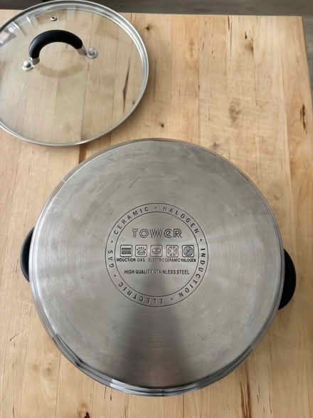 Photo of free Tower High Quality Stainless Steel Pot Saucepan Glass Lid 2 (Chichester PO19) #4