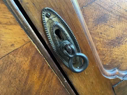 Photo of free Antique walnut finish dresser (Nuneaton, Warkwickshire) #4