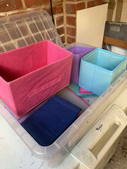 Photo of free Fabric storage bins (Heybridge CM9) #1