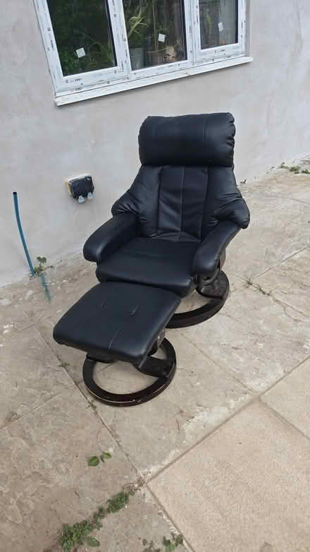 Photo of free Glider/armchair + footstool (New Marston OX3) #1