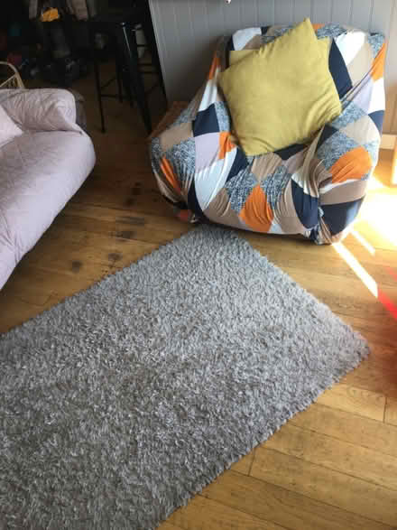 Photo of free Large leather sofa + chair (Altrincham 2DP) #3