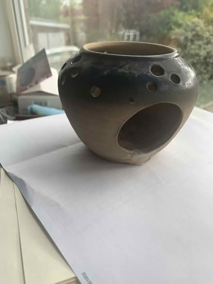 Photo of free ceramic candle holder (Little Malvern WR14) #1