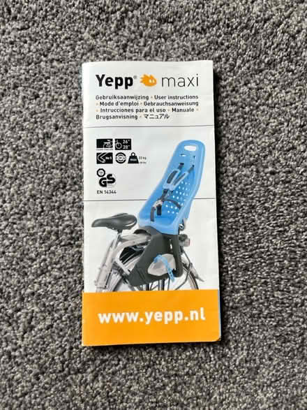 Photo of free Child’s bike seat (South Gosforth NE3) #1