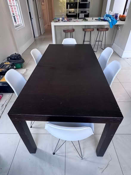 Photo of free Dining table & 6 chairs (W4 1 HT) #2