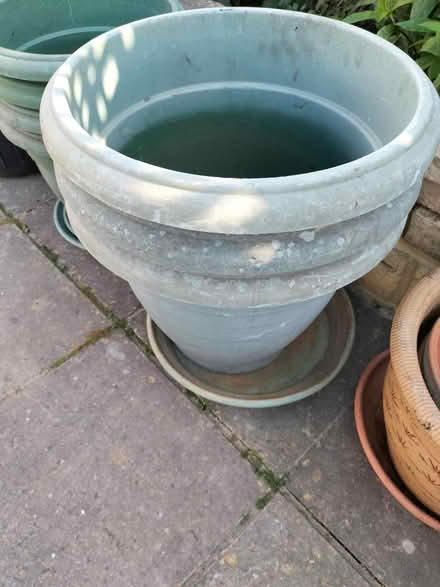 Photo of free 14 Plant Pots Various Sizes/Shapes (Hilsea Portsmouth PO2) #1