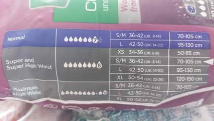 Photo of free Small/med Depends - open, 1 missing (St Albans Jersey Farm AL4) #2