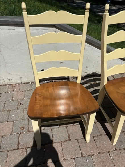 Photo of free 2 Solid Wood Dining Chairs (Mt Vernon, NY) #2