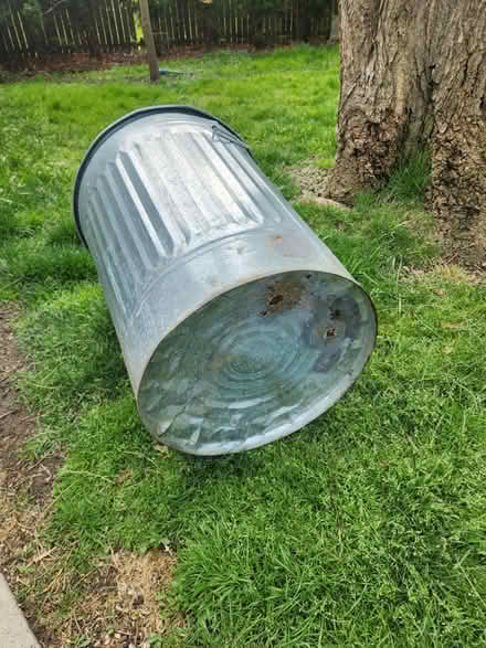 Photo of free Metal trash can (Aberdeen) #2