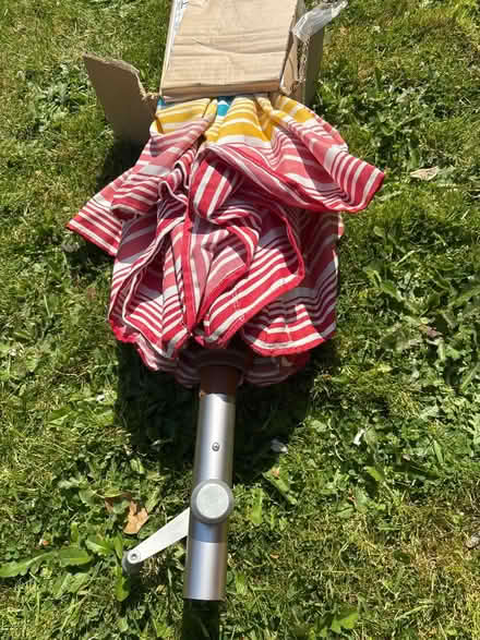 Photo of free Half a garden parasol. Like new (Palmers Green/ Edmonton N18) #3