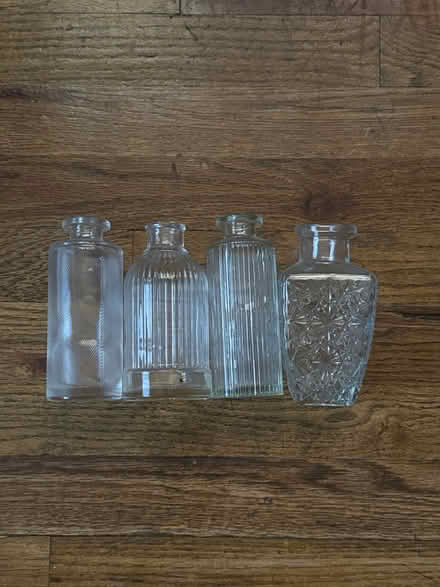 Photo of free 4 Small Decorative Glass Vases (Clason Point Bronx NY) #1