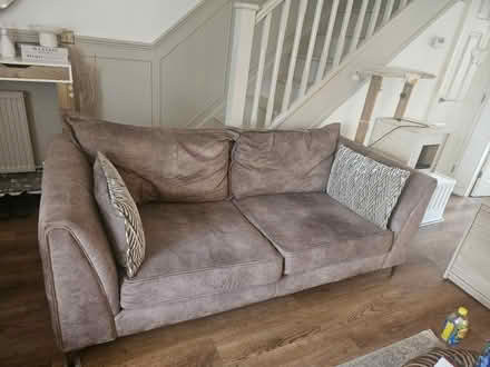 Photo of free Brown sofa (DE22) #2