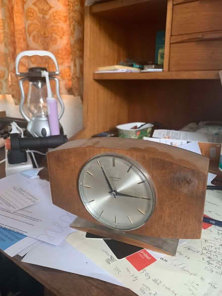 Photo of free quality wooden battery clock (Little Malvern WR14) #1