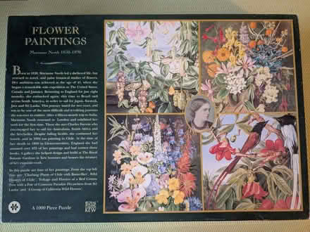 Photo of free Flower Paintings 1000 Piece Puzzle (Beulah Hill SE19) #1