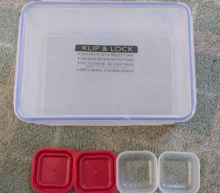 Photo of free Klip & Lock & small tupperware boxes (Caldy Valley CH3) #1