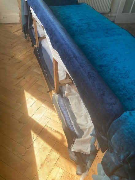 Photo of free Large Blue Sofa (Havant PO9) #3