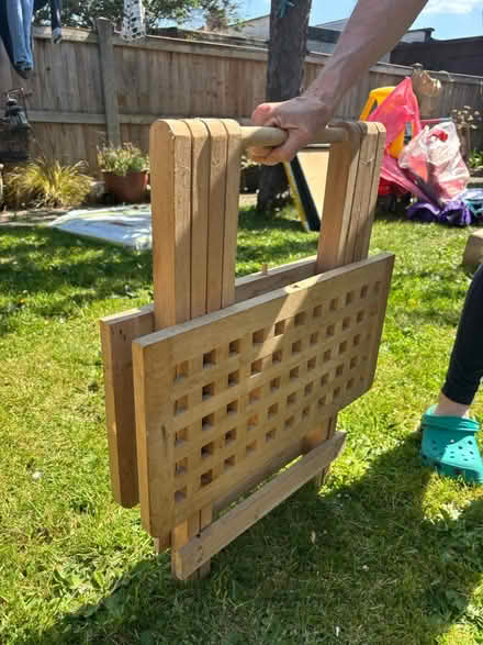 Photo of free Folding garden table (Palmers Green/ Edmonton N18) #2
