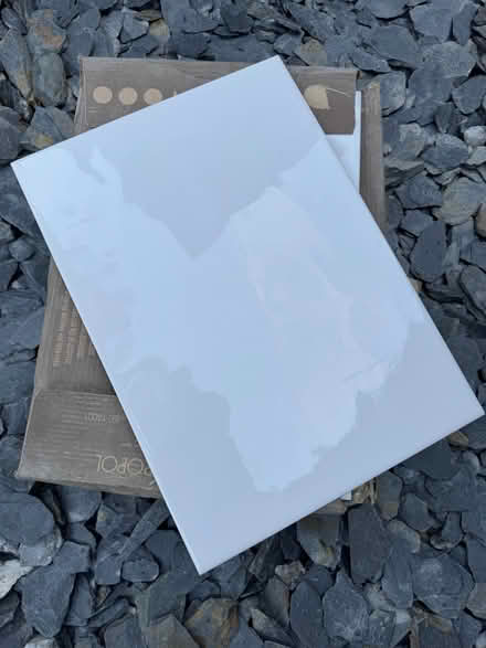Photo of free Pure white ceramic tiles x 16 (St John's TN13) #1