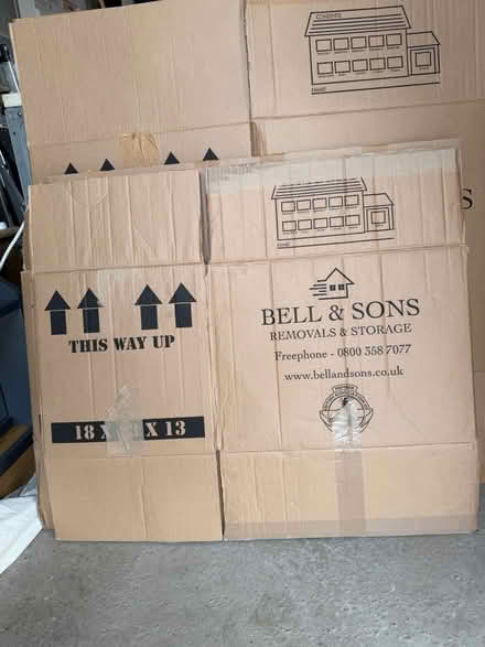 Photo of free 6 boxes for house movers (Glusburn) #2