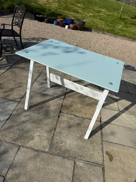 Photo of free Glass top desk (Ashford Village, Wicklow) #2