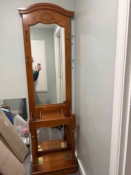 Photo of free Hat/coat rack with mirror (Ballard) #1