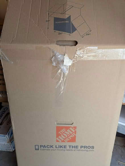 Photo of free wardrobe box (Los Altos) #1
