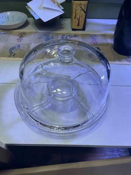 Photo of free Glass cake stand and dome (Midtown West) #1