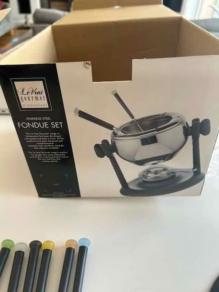 Photo of free Fondue Set - Stainless Steel - unused (Henhull CW5) #4