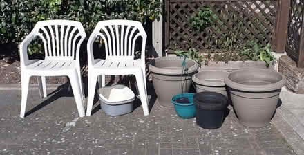 Photo of free garden chairs & pots (Sheet GU31) #1