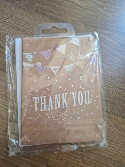 Photo of free 5 unused and blank thank you cards (SE10) #2