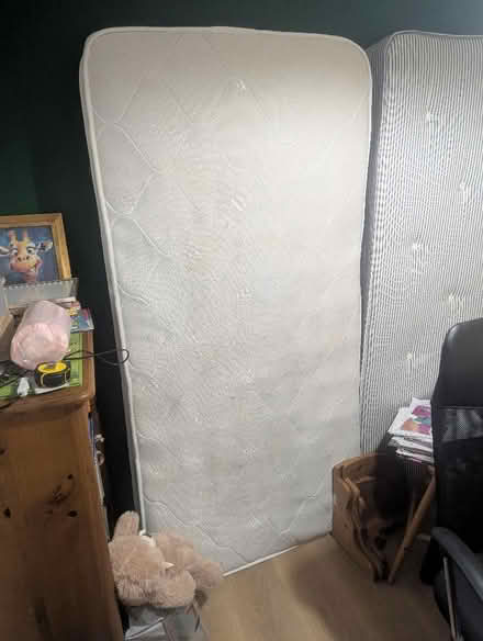 Photo of free Single bed mattress (Sprung) (Brize Norton OX18) #1