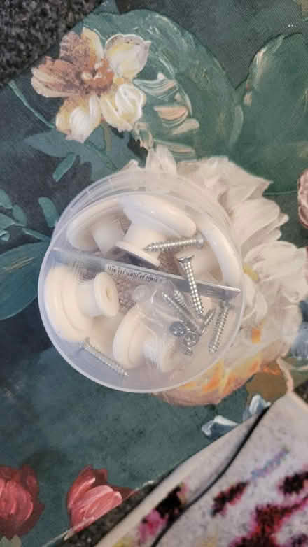 Photo of free Pot of knobs with screws (Southend, SS1) #1