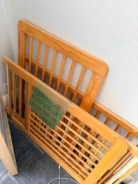 Photo of free Wooden cot (Cowplain PO8) #1