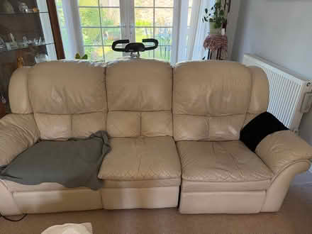 Photo of free 3 seater DFS sofa recliners (nn7 2en) #1