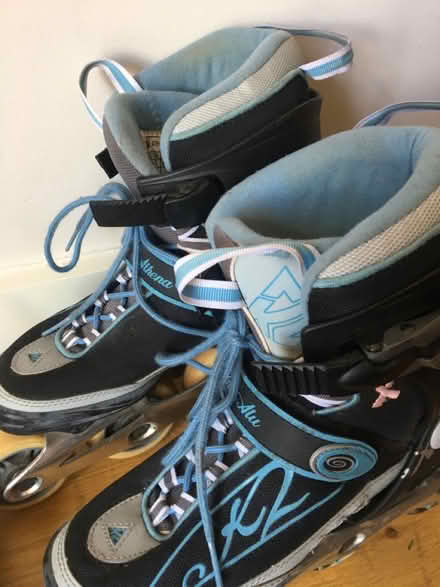 Photo of free K2 rollerblades, note:ankle strap (Altrincham 2DP) #2