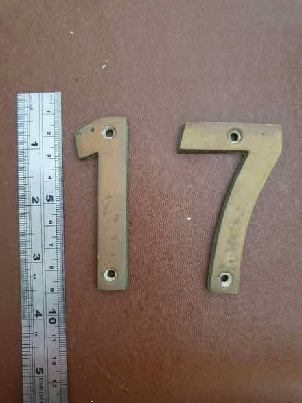 Photo of free Brass house numbers (OX4, Temple Cowley) #1