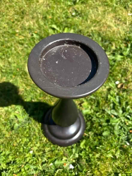 Photo of free Tall dark brown candle stick (Palmers Green/ Edmonton N18) #2
