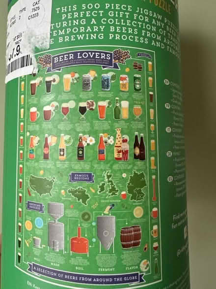 Photo of free Beer Lovers Puzzle (Burlington near Woburn line) #2