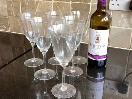 Photo of free 6 wine glasses (Bear Flat BA2) #1