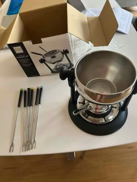 Photo of free Fondue Set - Stainless Steel - unused (Henhull CW5) #1